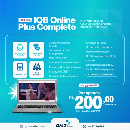 Anúncio IOB Online Plus Completo — criativo 6