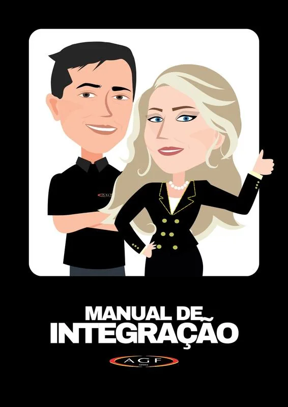 Capa do Manual de Integração com os dois avatares